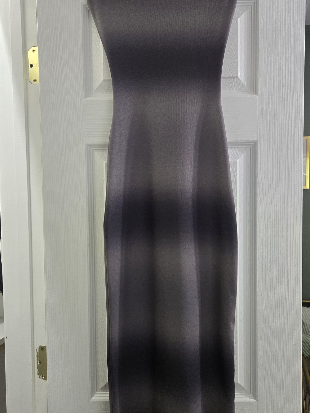 Zara Strapless Ombré Knit Bodycon Midi Dre